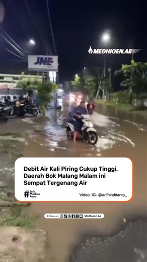 INFO MADIUN RAYA on Instagram: "Oleh inpo bengi iki mau (25/12) debit banyu ning Kali Piring lumayan duwur cah. Malahan sekitar jam 20.00 WIB mau daerah Bok Malang Kota Madiun sempet tergenang. Menowo enek sing ning sekitar Bok Malang nyuwun inpone yo cah, mbok menowo enek sing arep liwat Bok Malang ben podo ngerti inpo terkini. . . 🎥: @arifhindrianto_ _________ #infomadiunraya #madiun #madiun24jam #banjir #infomadiun"