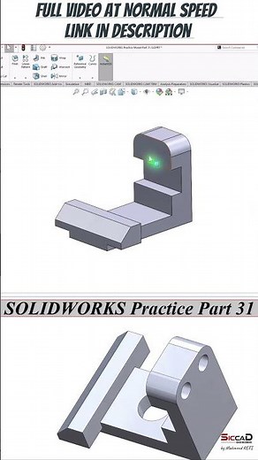 Easy Steps To Create Awesome SOLIDWORKS Models - Part 31