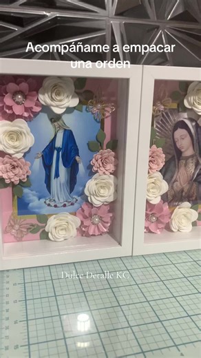 Mini virgencitas shadow box 5x7”