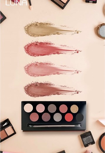 Introducing the all-new LUNA Shades Studio ‘Nude by Day’ palette – your ultimate secret weapon for an effortlessly flawless look​ ​Shine bright, feel unstoppable, and start your day with a glow that lasts! 💥​ ​#LUNABeauty #NudeByDay #NewestPalette #makeup #cosmetics