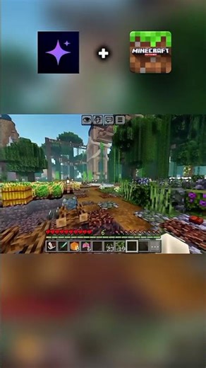 Newb X Constellation Gemini 📍 and Minecraft patch I applied shader. #minecraft #texture #shaders