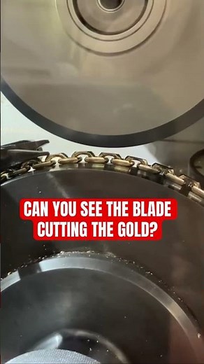 “DIAMOND CUT” details.. how gold chains are made! #jacoje #heavy link