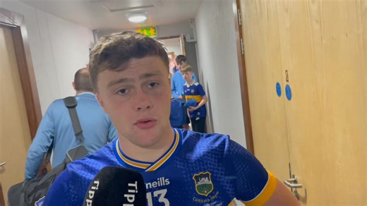 Tipperary forward Darragh McCarthy spoke to Tipp FM’s Paul Carroll after today’s All-Ireland U20 hurling final win in UPMC Nowlan Park | Tipp FM