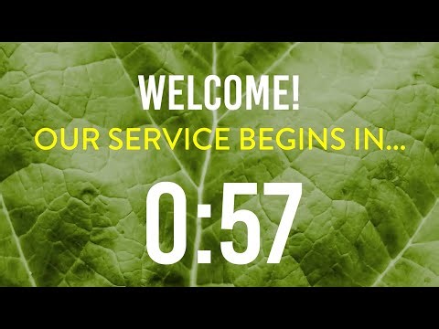 Thoughtful 1-minute church countdown video (Silent)