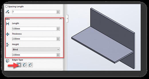 SOLIDWORKS Sheet Metal Tab and Slot Tutorial