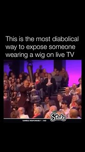 This is a diabolical way to expose someone who is wearing a wig on live TV | Historyinmemes
