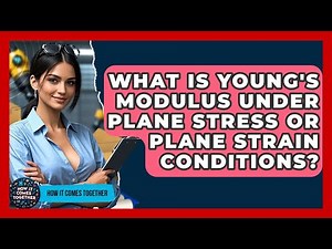 What Is Young's Modulus Under Plane Stress Or Plane Strain Conditions? - How It Comes Together