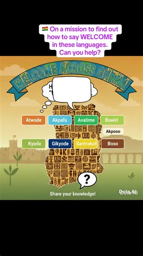 PART 4: WELCOME ACROSS GHANA 🇬🇭 Ghana speaks 80  languages, and I’m on a mission to find out how each one says welcome. #WelcomeAcrossGhana #GhanaLanguages #GhanaCulture #MultilingualGhana ##GhanaTikTok