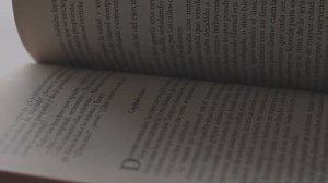 Book, Read, Novel. Free Stock Video