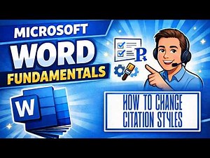 How to Format Citations and a Bibliography in Microsoft Word (APA, MLA, etc.) (Beginner Tutorial)