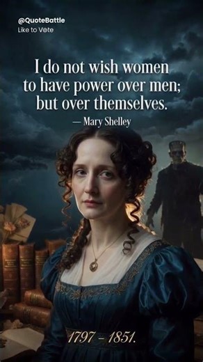 Power Over Themselves – Mary Shelley