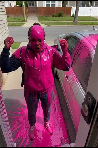 Porch exploding package box with Paint 💥📦🎨| Instant Karma #porchpiratecaught #package #prank #usa