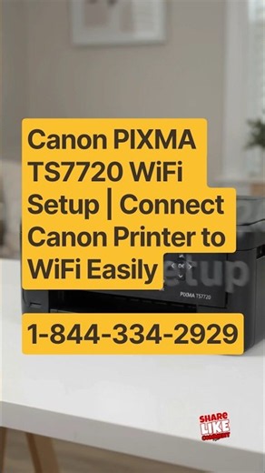 Canon PIXMA TS7720 WiFi Setup | Connect Canon Printer to WiFi Easily #canonpixmawifisetup #canon