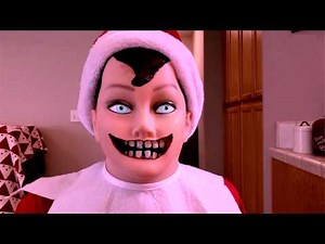 it's pretending to be an elf on the shelf - horror short