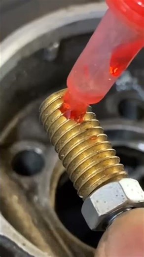 Repairing the motorcycle camshaft locking thread #incujin