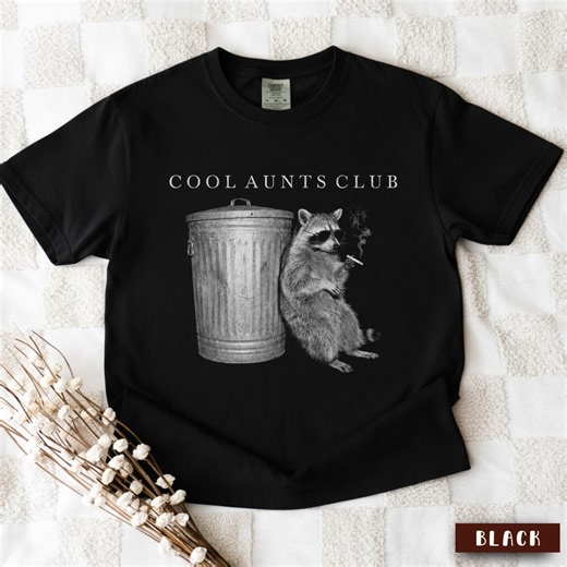 Aunt Shirt, Cool Aunt Raccoon Comfort Colors® Tshirt, Funny Gift for Feral Auntie, Aunt to Be Baby Shower Pregnancy Reveal Gifts - Etsy