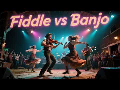Fiddle vs Banjo (Instrumental) | String Duel in Disco Boots – CraigsAIMusic Fusion