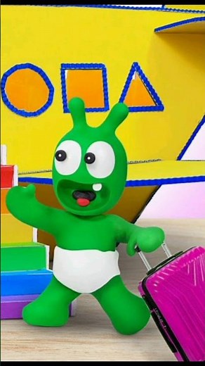 Pea Pea vs Crocodile 🐊 | Funny Kids Cartoon Shorts | Pea Pea Challenge #shorts #peapea #cartoons