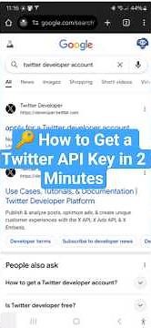 🔑 How to Get a Twitter API Key in 2 Minutes! #TwitterAPI #datascience #datacollection #LBSocial