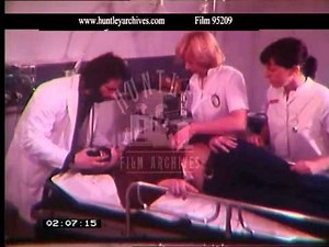 Treatment in Accident & Emergency, 1970s - Film 95209