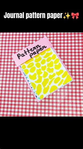Diy journal pattern paper #diy #journaling #journalideas #patternmaking #patternpaper #shorts #viral