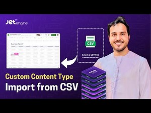 Import JetEngine Custom Content Type (CCT) via Front End | Wordpress | Elementor