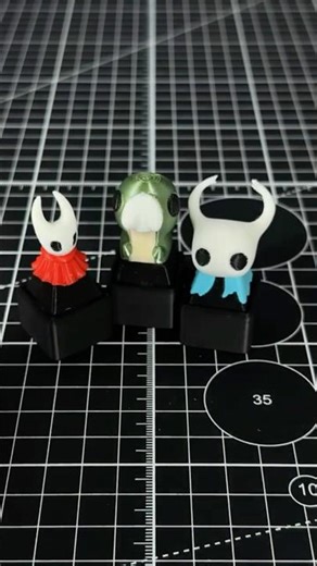 3D Printed Grub from Hollow Knight Keycap Clicker Keychain #3dprinting #3dprinted #hollowknight