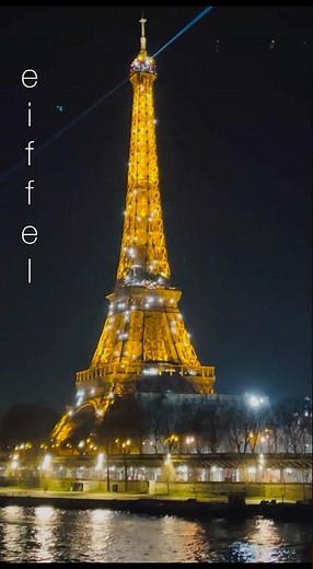 Eiffel Tower at Night | Paris | 🇫🇷🗼 #eiffeltower #paris #travel #parisdiaries #music