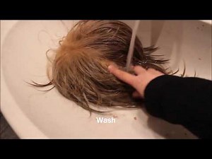 How to darken a blonde wig tutorial