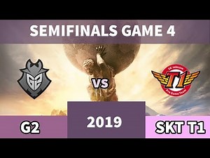 HIGHLIGHTS G2 VS SKT GAME 4 | PERKS (YASUO) , CAPS(SYNDRA), FAKER( QIYANA) | Worlds Champion 2019