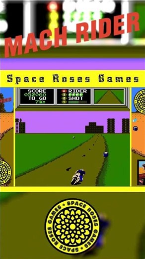 Mach Rider (NES) Fighting Course #4 Sectors 7 & 8