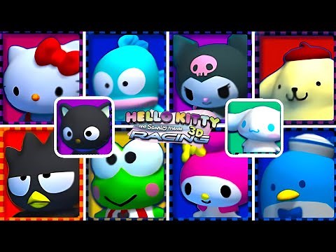 Hello Kitty and Sanrio Friends Racing All Characters (PC, 3DS)