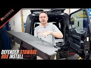 Installing Land Rover's New Storage Box to Level Your Defender's Floor