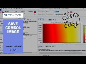 How to export image from COMSOL Multiphysics