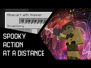 Experimenting with Quantum Entangled Items in Minecraft