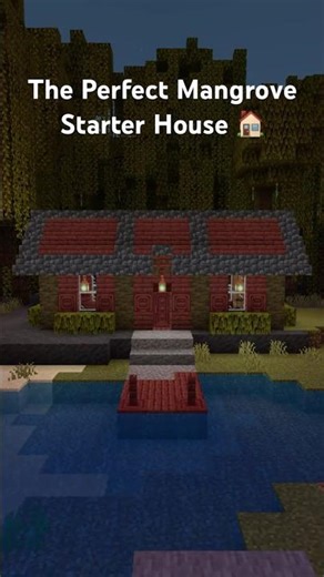 Minecraft Mangrove Starter Home—Simple & Cozy!