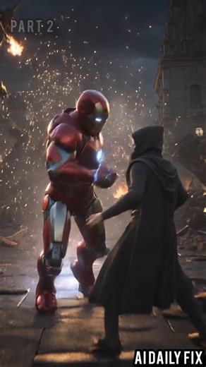 Iron man Mark 85 Nano Tech Rage Mode 😈 | part 2 | #aidailyfix #shorts