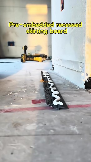 Aluminum Straight Edge Skirting Board: Waterproof & Scratch-Resistant #AluminumSkirtingBoard #SkirtingBoard #BuildingMaterials #HomeRenovation #MetalTrim #AluminumProfile #TileEdgeTrim | Awisdom Tile Accessories