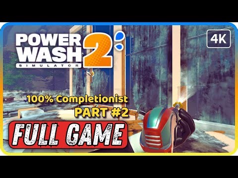 Cleaning the Shooting Gallery! POWERWASH SIMULATOR 2 Gameplay #2 | No Commentary - LONGPLAY
