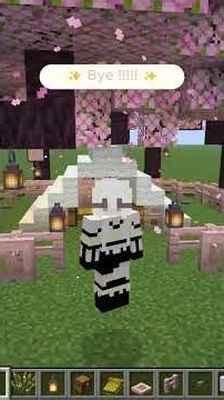 Cute and Cozy Tent in Minecraft !!!!!