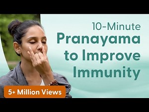 10 Minute Pranayama to Increase Immunity | इम्यूनिटी बढ़ाने के लिए प्राणायाम ‪@satvicyoga‬