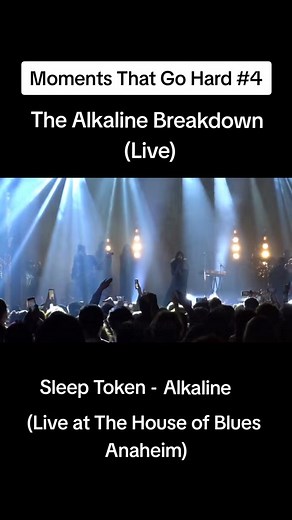 The breakdown in Alkaline hits even harder live 🤯 #sleeptoken #alkaline #breakdown #moshtok #Vessel #mosh Band: Sleep Token Song: Alkaline VC: TheRealConcertKing