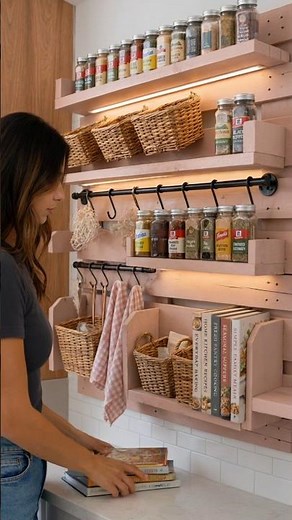 🛠️ I make a small kitchen wall storage unit