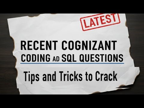 "Cognizant GenC 2025: Latest SQL & Coding Questions | Technical Assessment Insights"
