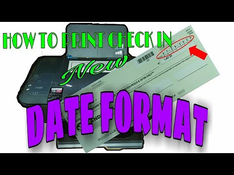 HOW TO PRINT CHECK/CHEQUE || NEW DATE FORMAT || FOR PHILIPPINE CHECK