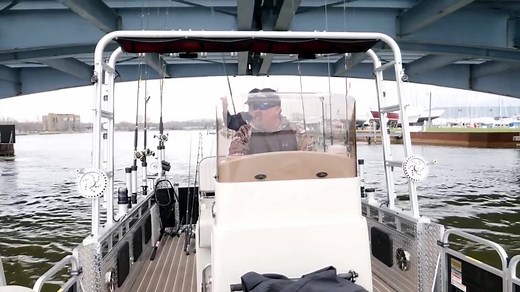 Excited to eventually get out on the water. When we do we will be fishing out of an awesone Angler Qwest Pontoons! Check out this video of the Angler Qwest Pro Troll in action. | Great Lakes Fisherman's Digest