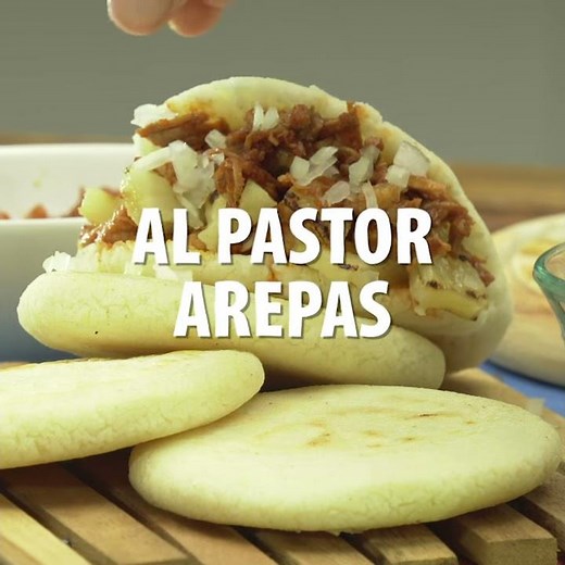Arepa de Carne al Pastor Al Pastor Arepas