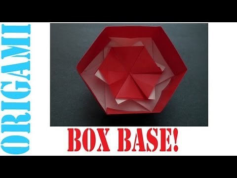 Easy Origami Hexagon Box Base (Modular 3 unit) Tutorial!