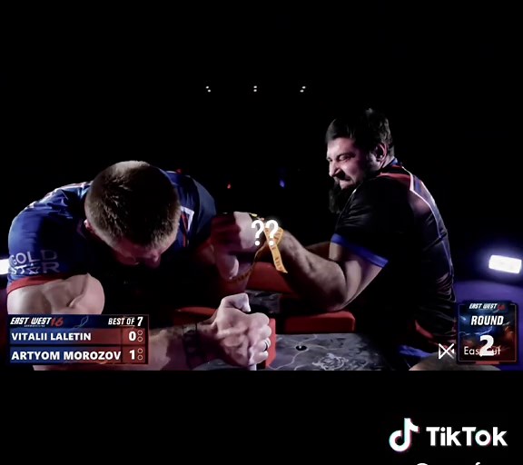 #artyommorozov #vitalylaletin #eastvswest #armwrestling #fyp #strong