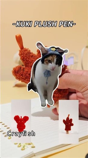 Cat-Approved: Crayfish & Chicken Feet Plush Pens!